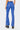 Luna Faux Leather Mid Rise Flared Jeans