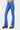 Luna Faux Leather Mid Rise Flared Jeans