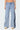 Contrast Split Washed Low Rise Bootcut Jeans