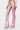 Luna Faux Leather Mid Rise Flared Jeans