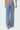 Faux Suede Stripe Low Rise Straight Leg Jeans