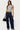Cuffed Low Rise Straight Leg Jeans