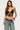 Beaded Cowl Neck Bra Top