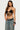 Beaded Cowl Neck Bra Top