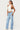 Tera Striped Low Rise Straight Leg Jeans