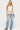 Knit Foldover Low Rise Baggy Jeans