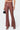 Luna Faux Leather Mid Rise Flared Jeans