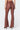 Luna Faux Leather Mid Rise Flared Jeans