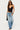 Belted Low Rise Straight Leg Jeans