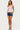 Zeffie Textured Gingham Tie Front Top
