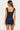 Aggie Ruched Button Denim Top
