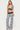 Fina Contrast Foldover Striped Pants