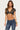 Aloya Lace V Neck Crop Top