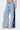 Contrast Split Washed Low Rise Bootcut Jeans