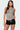 Amalya Shiny Sheer Knit Top