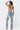 Amia Mid Rise Straight Leg Jeans