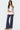 Wide Leg Contrast Foldover Pants