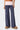 Wide Leg Contrast Foldover Pants