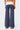 Wide Leg Contrast Foldover Pants