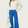 Wide Leg Foldover Pants