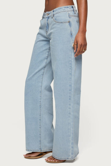 Tall Raelynn Washed Low Rise Baggy Jeans