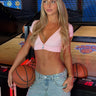 Cecey Button Up Crop Top