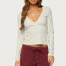 Doron V Neck Long Sleeve Top