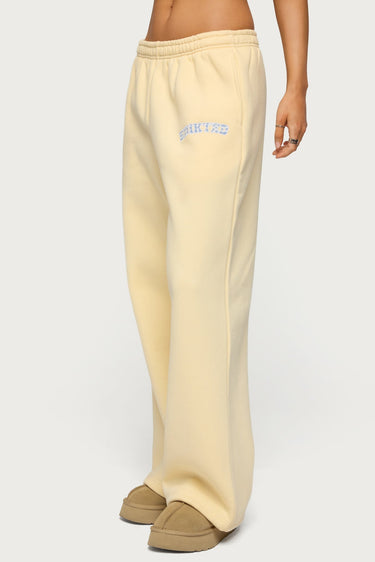 Edikted Lover Wide Leg Sweatpants