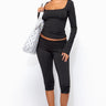 Ravena Foldover Capri Leggings