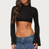 Deya High Neck Cropped Top