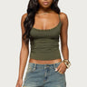 Sunae Studded Cowl Neck Top
