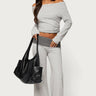 Sunnie Contrast Foldover Pants